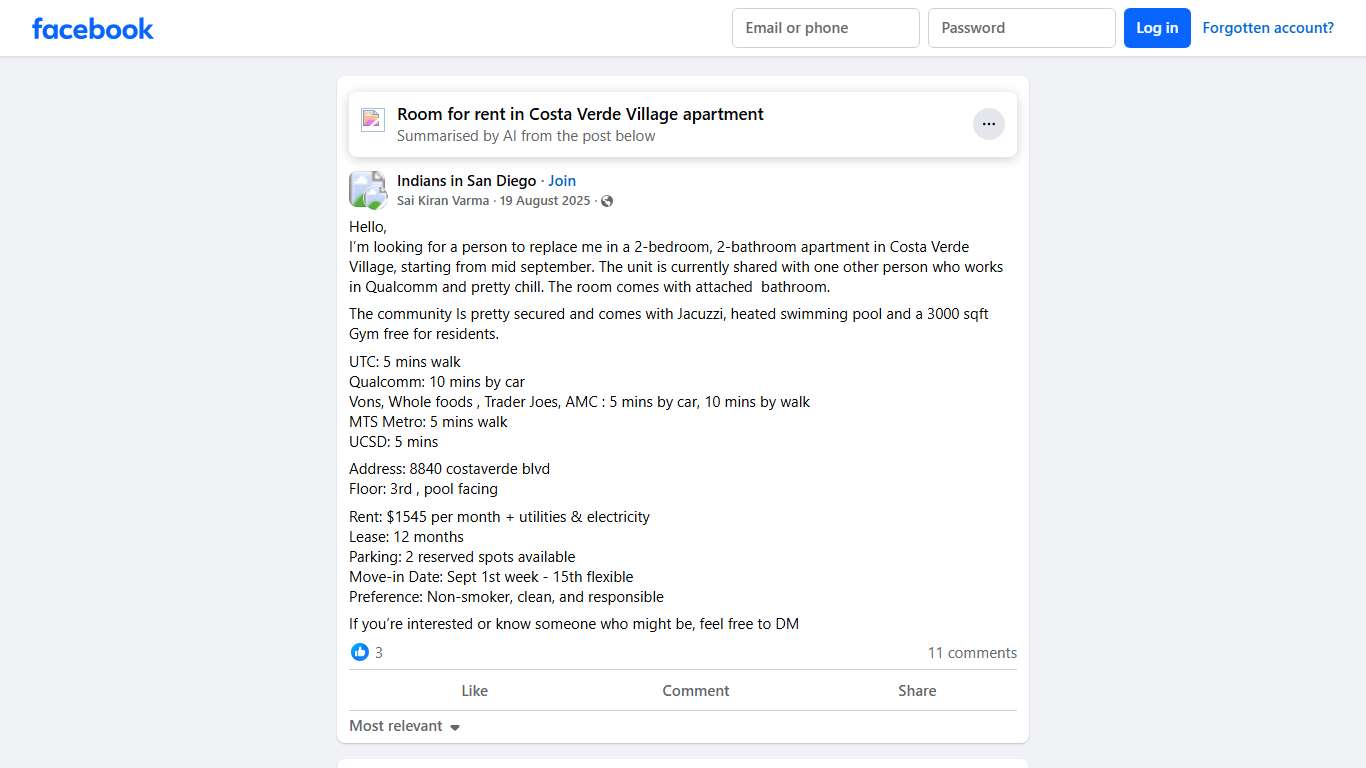 Indians in San Diego | Hello, | Facebook